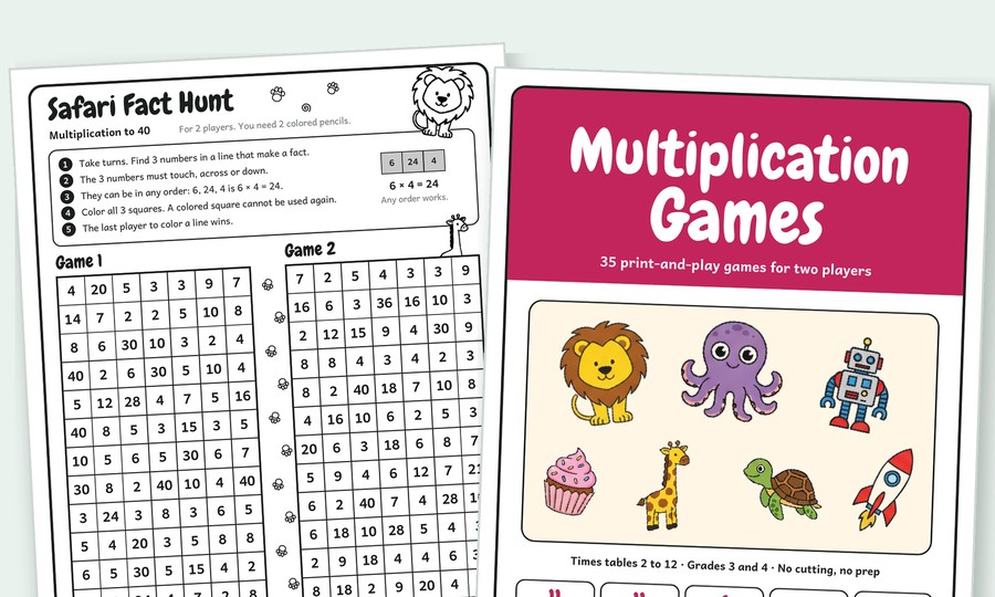 Multiplication games preview