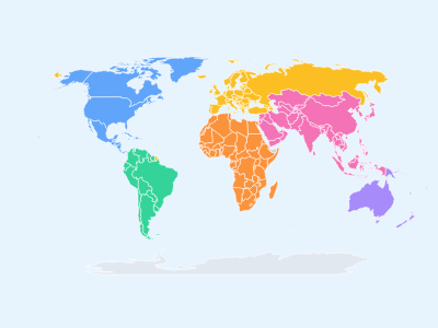 Printable world maps — blank, labeled, and kids colorful