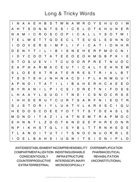 Hard word search preview