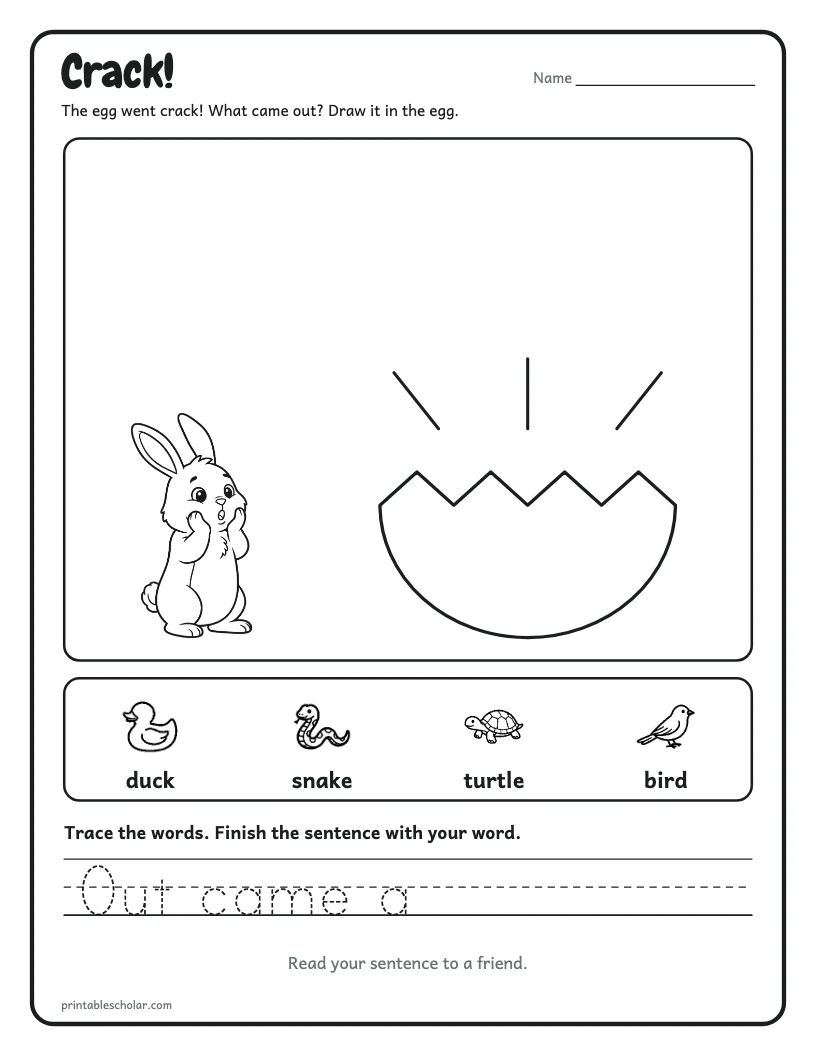 Crack! worksheet preview