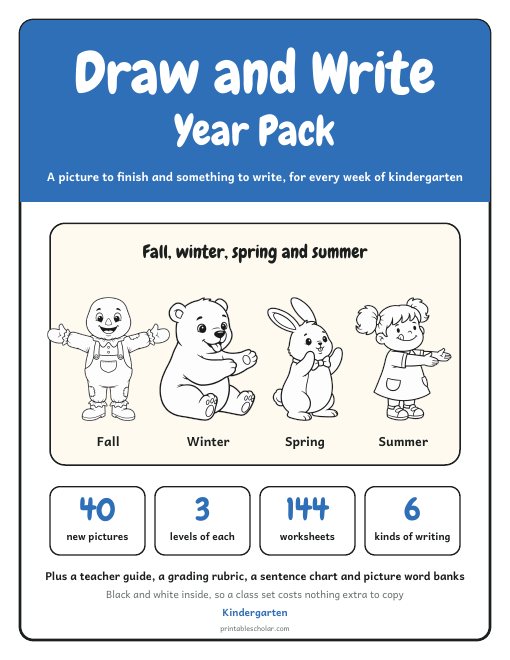 Draw and Write Year Pack cover