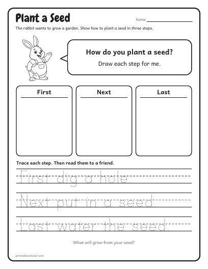 A how-to: a sheet from the Draw and Write Year Pack